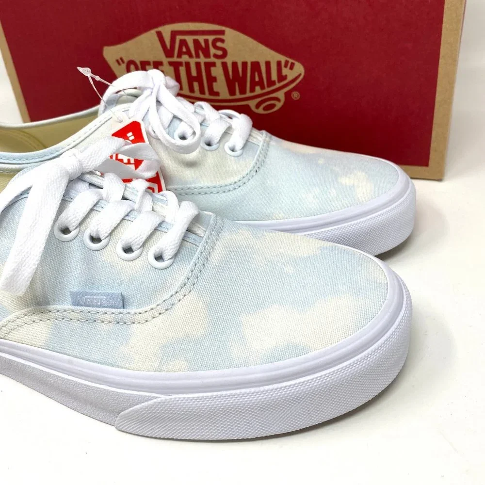 💖MEGA SALE💖VANS Women  VN0A348A3XO Authentic Bleach Wash Ballad Blue Canvas